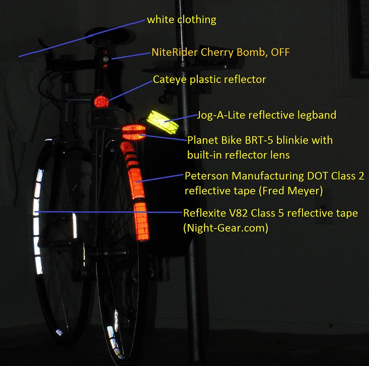 Preferred kind of reflective tape stickers r bikecommuting